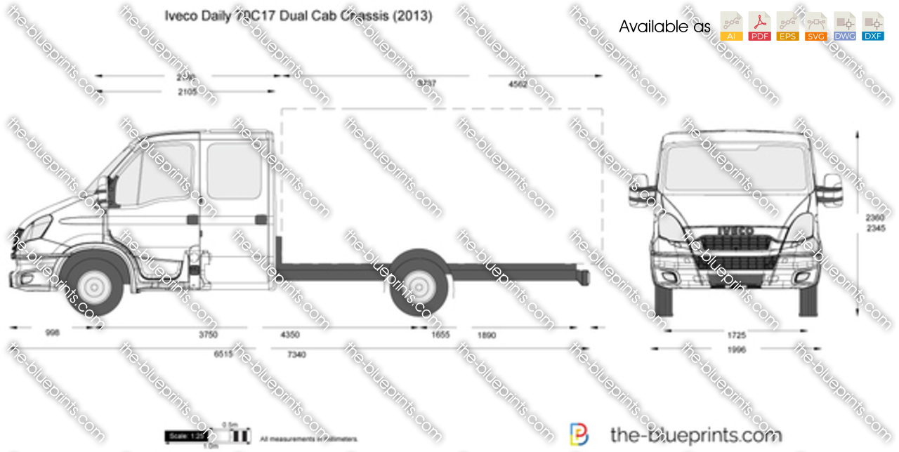 Iveco Daily 70C17 Dual Cab Chassis