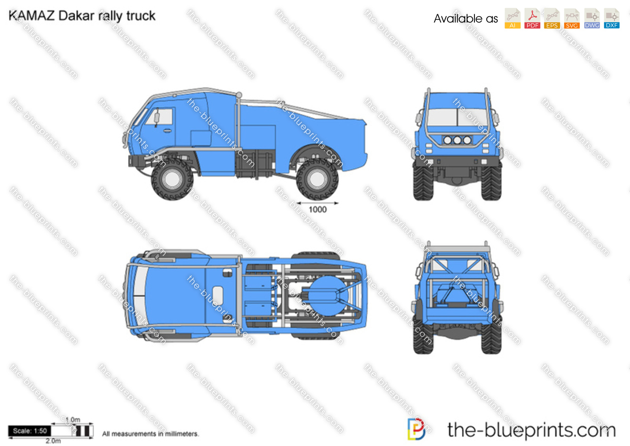 KAMAZ Dakar rally truck