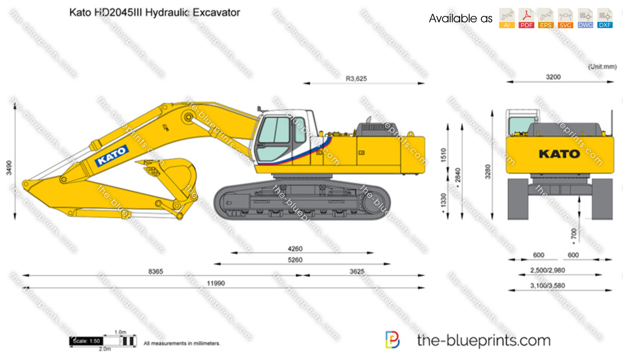 Kato HD2045III Hydraulic Excavator