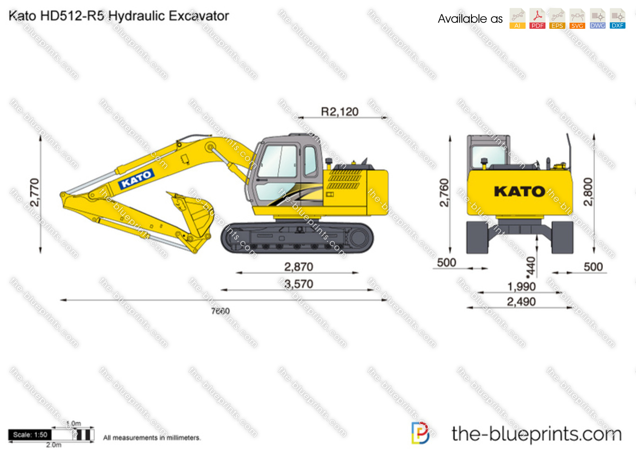 Kato HD512-R5 Hydraulic Excavator
