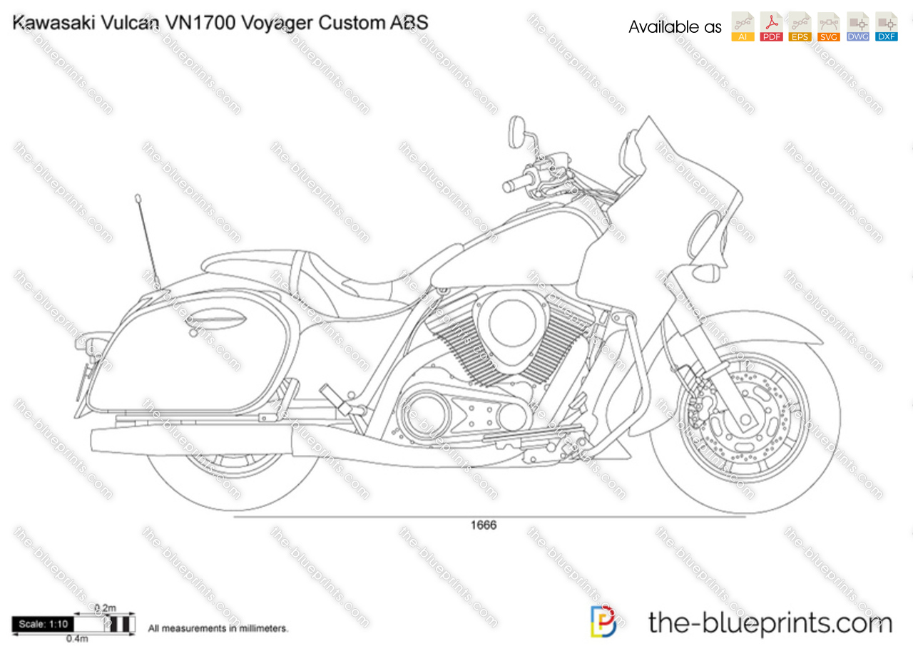 Kawasaki Vulcan VN1700 Voyager Custom ABS