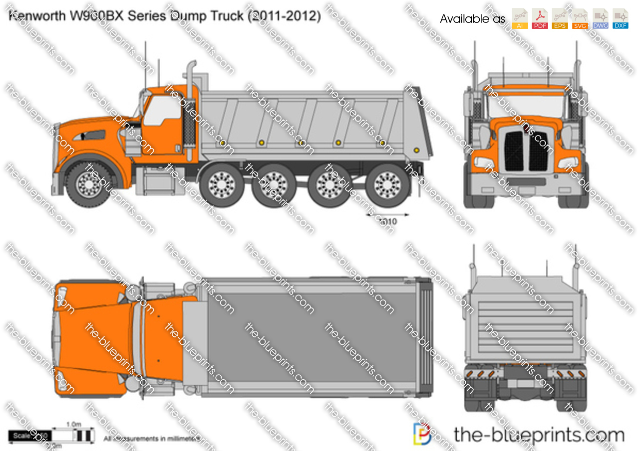 Kenworth W900BX Series Dump Truck (2011-2012)
