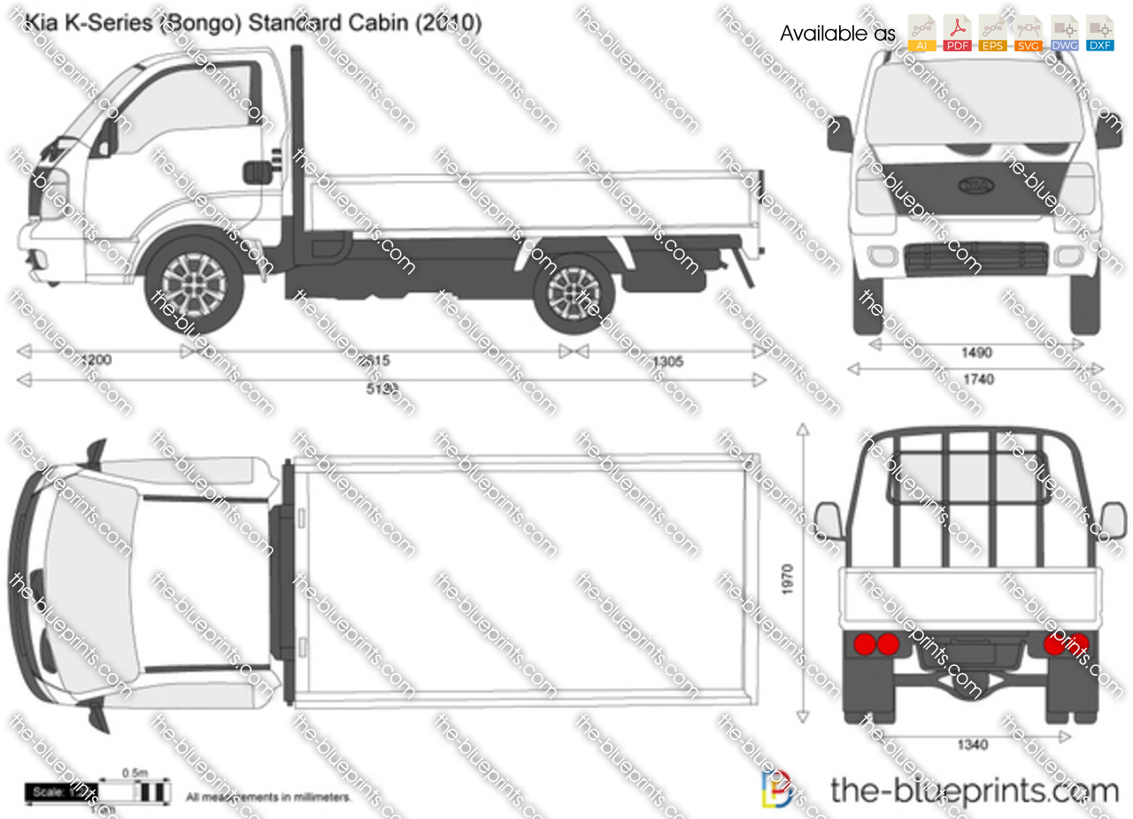 Kia K-Series (Bongo) Standard Cabin