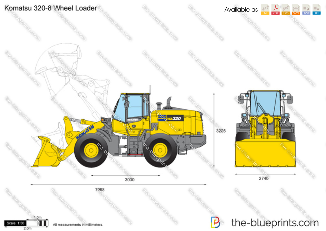 Komatsu 320-8 Wheel Loader