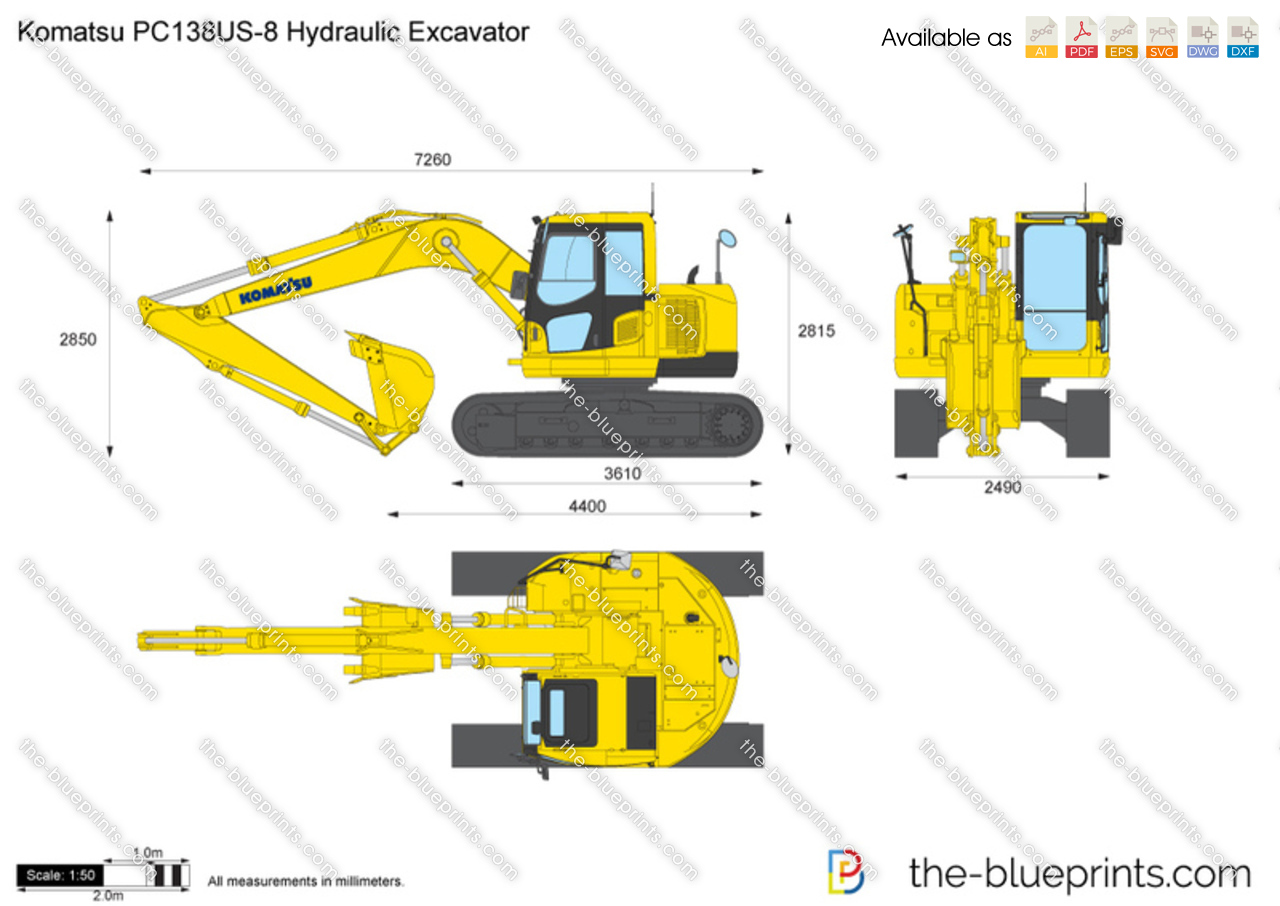 Komatsu PC138US-8 Hydraulic Excavator