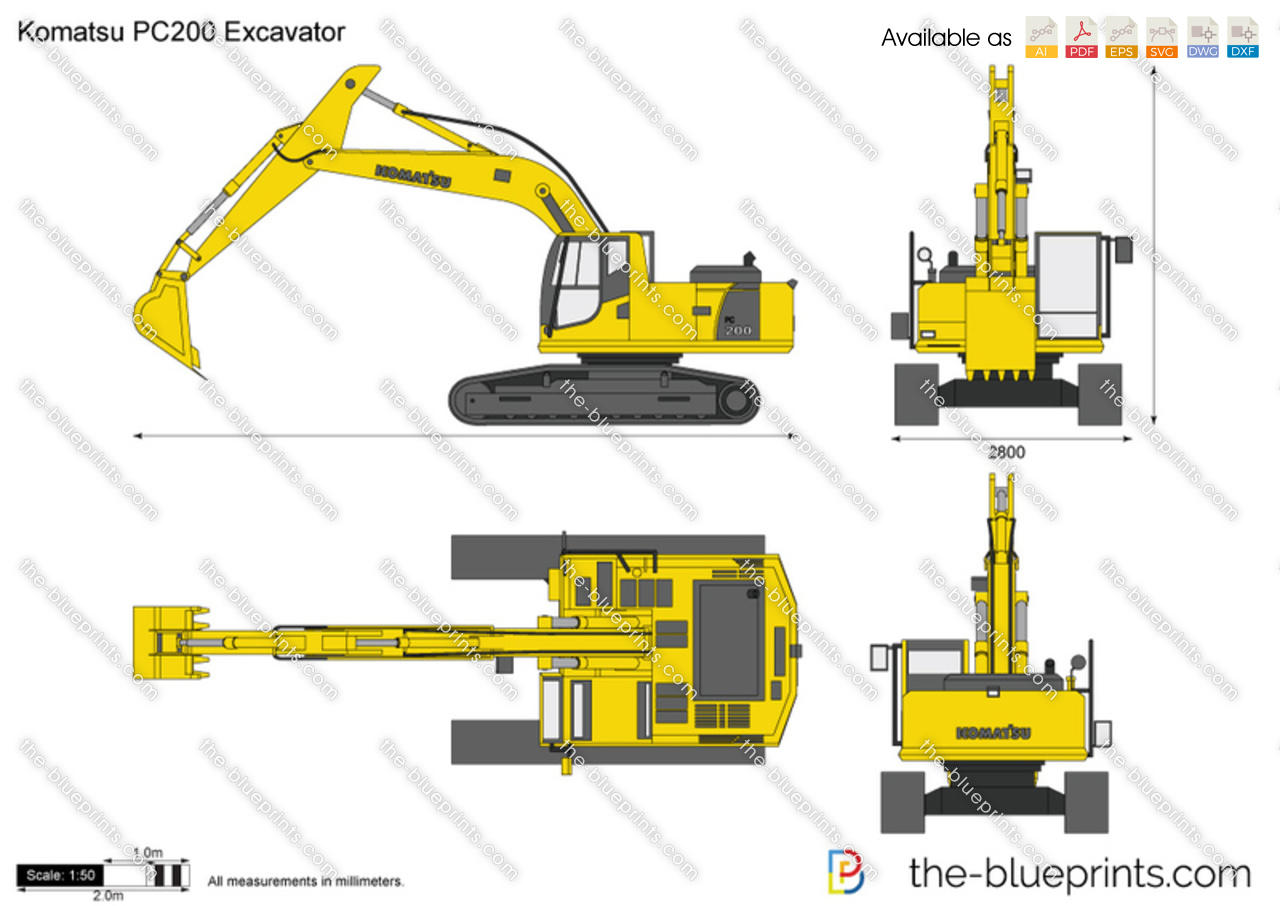 Komatsu PC200 Excavator