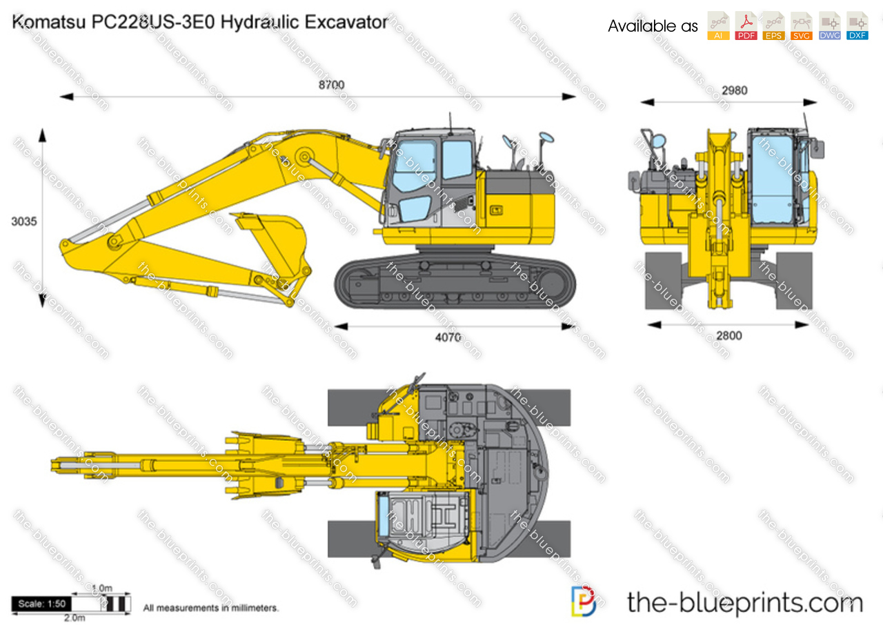 Komatsu PC228US-3E0 Hydraulic Excavator