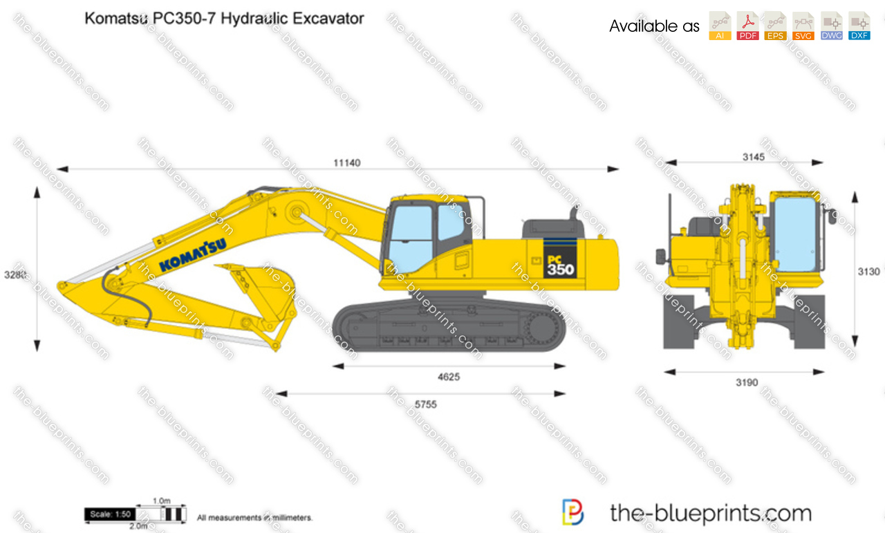 Komatsu PC350-7 Hydraulic Excavator