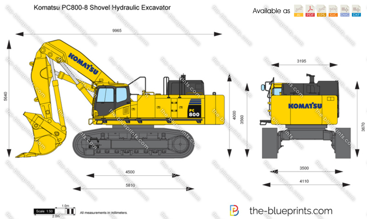 Komatsu PC800-8 Shovel Hydraulic Excavator