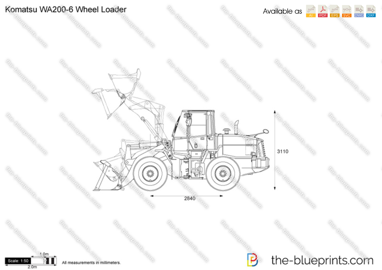 Komatsu WA200-6 Wheel Loader