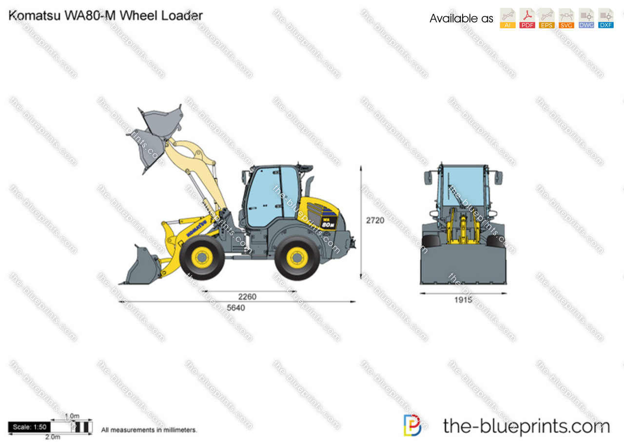 Komatsu WA80-M Wheel Loader