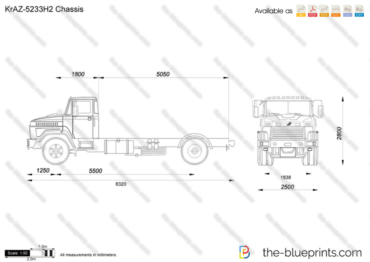 KrAZ-5233H2 Chassis
