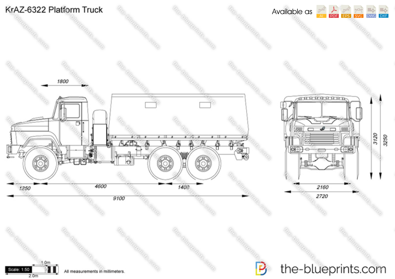 KrAZ-6322 Platform Truck