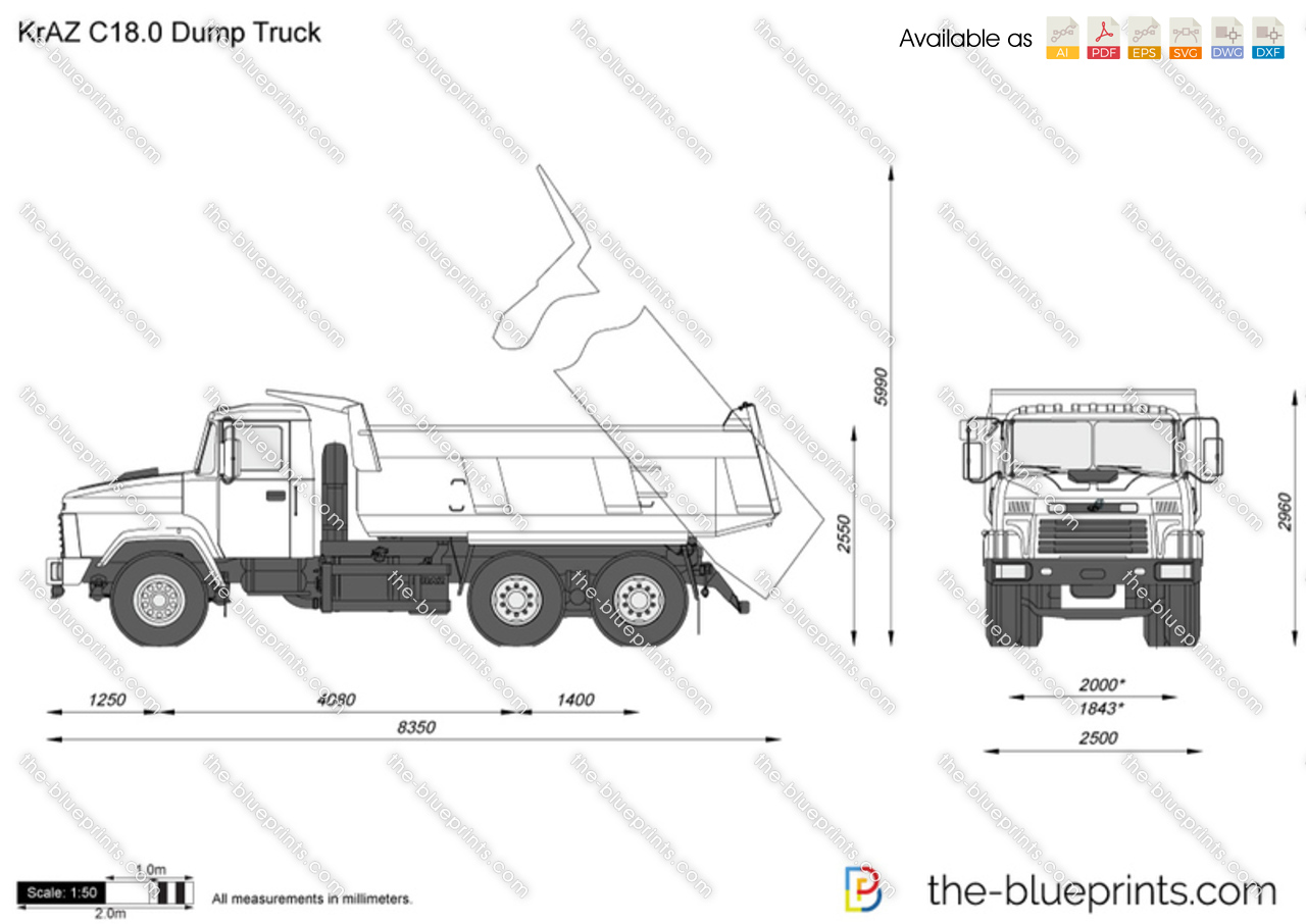 KrAZ C18.0 Dump Truck