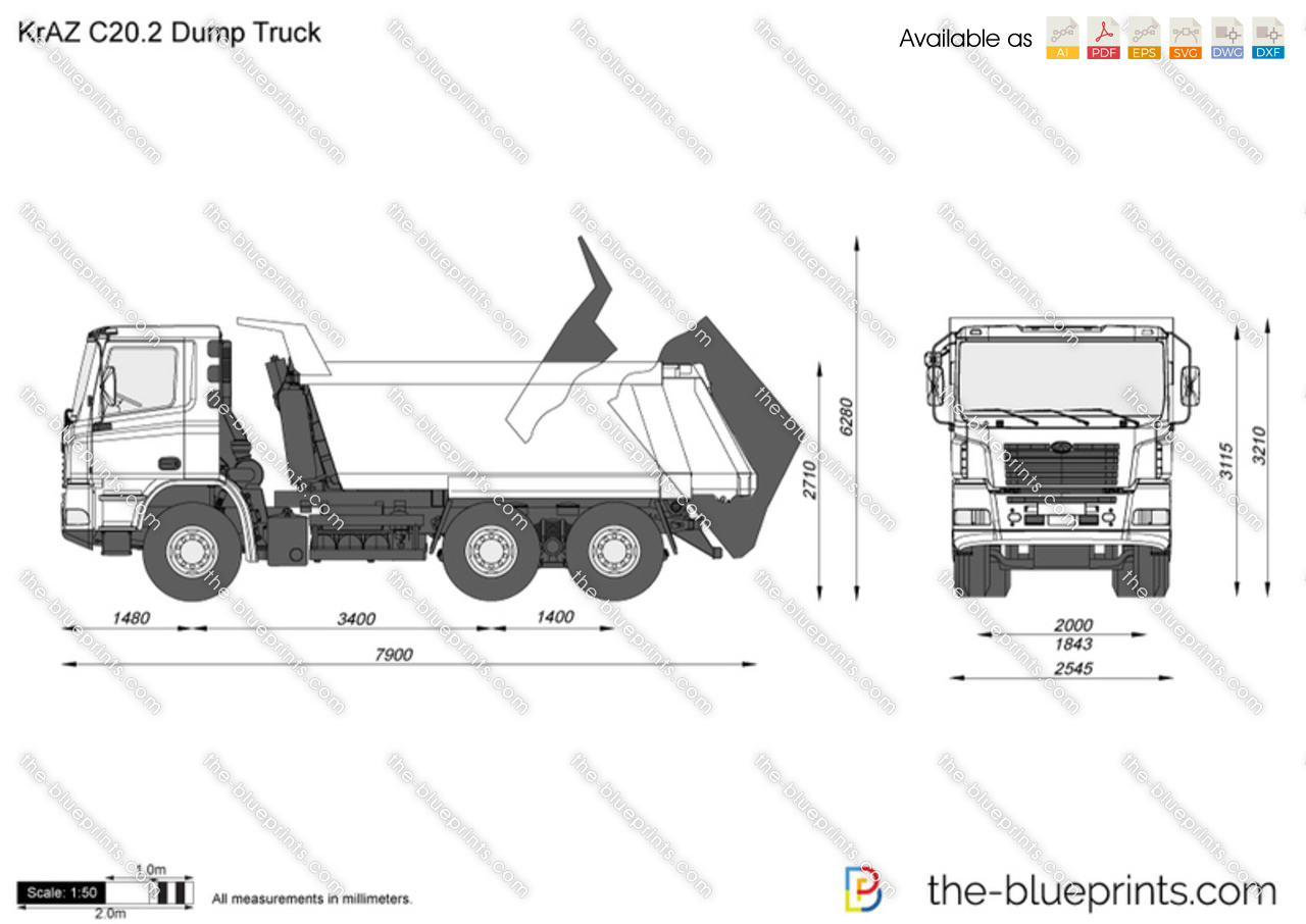 KrAZ C20.2 Dump Truck