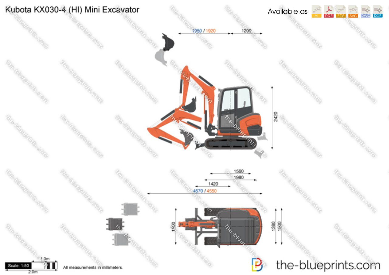 Kubota KX030-4 (HI) Mini Excavator
