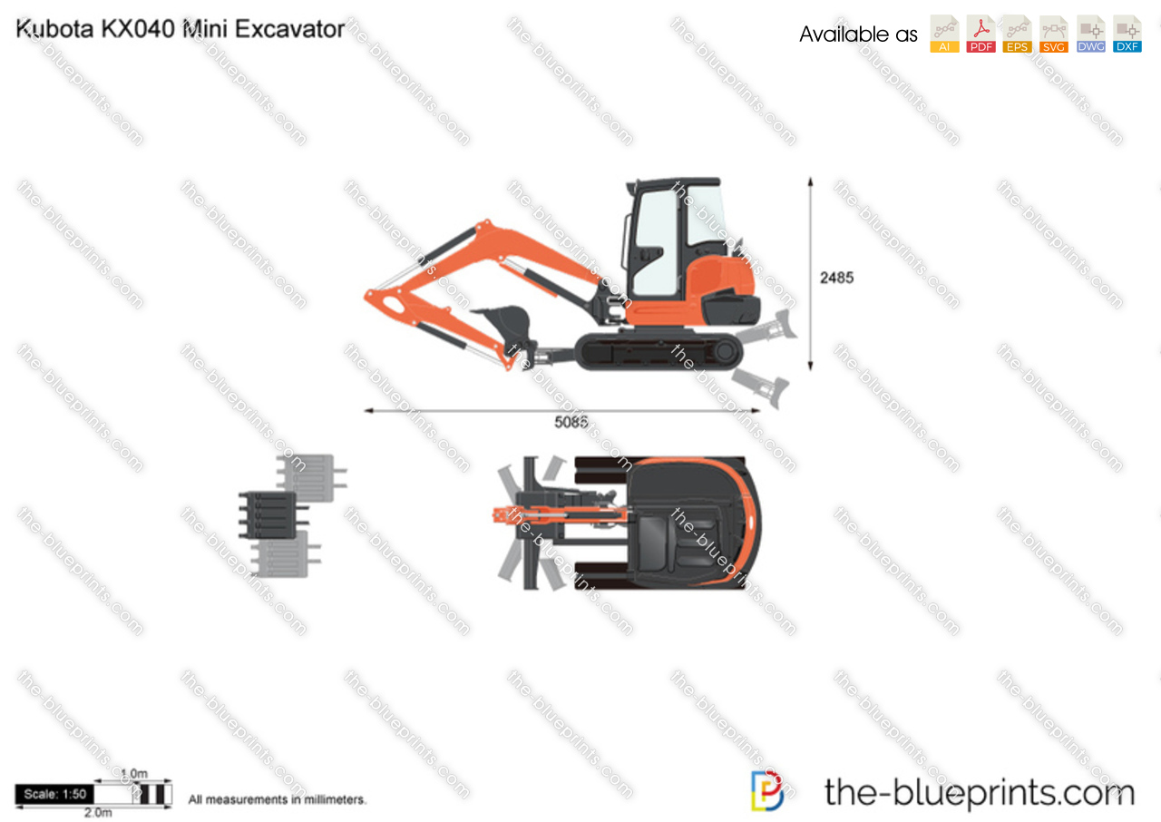 Kubota KX040 Mini Excavator
