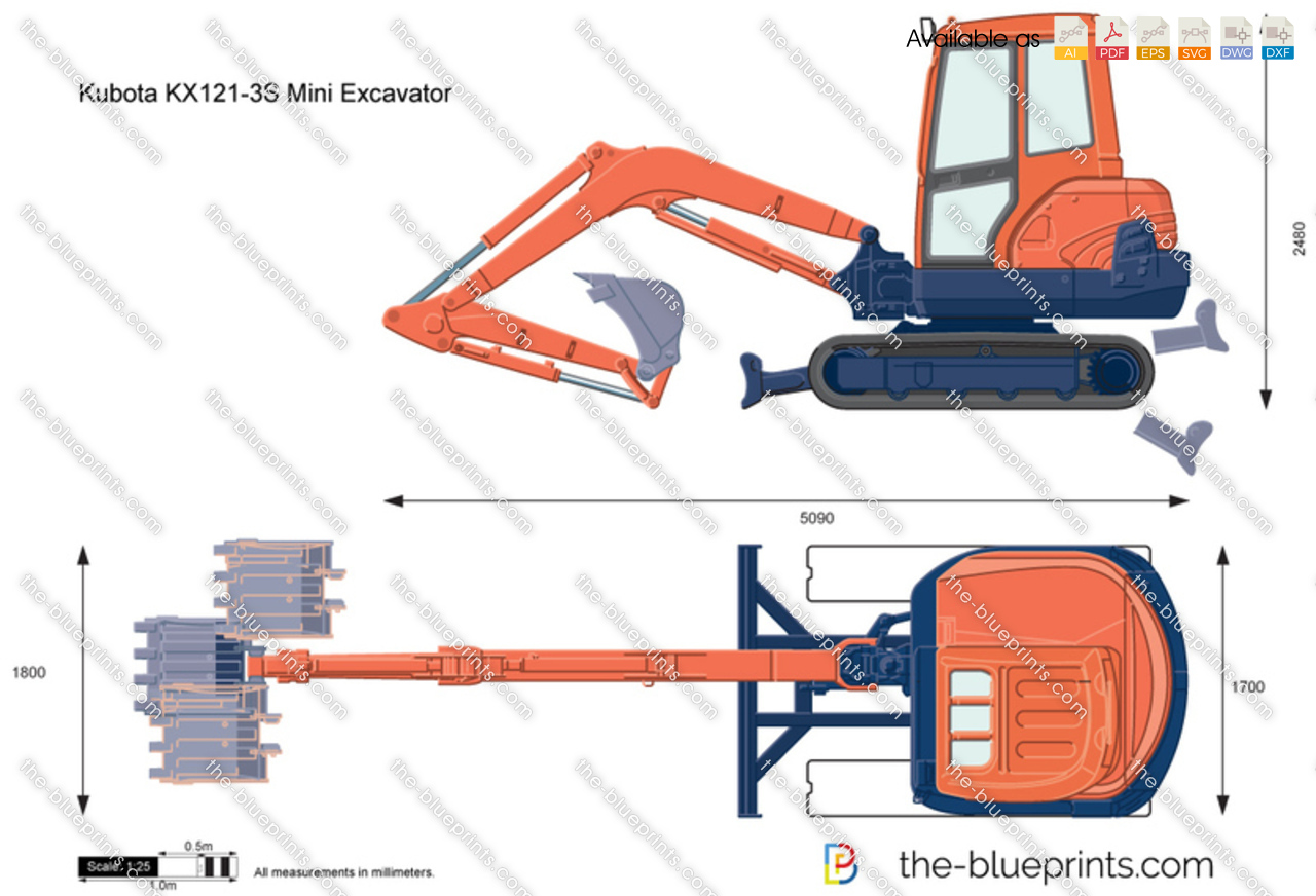 Kubota KX121-3S Mini Excavator
