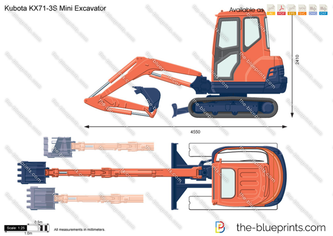 Kubota KX71-3S Mini Excavator