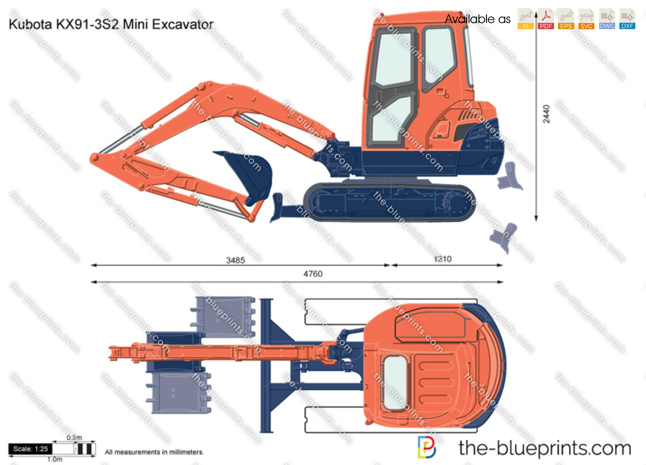 Kubota KX91-3S2 Mini Excavator