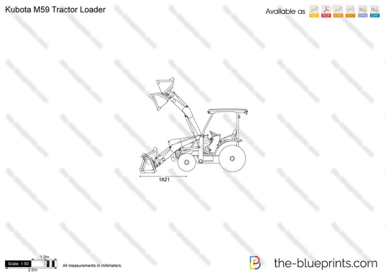 Kubota M59 Tractor Loader