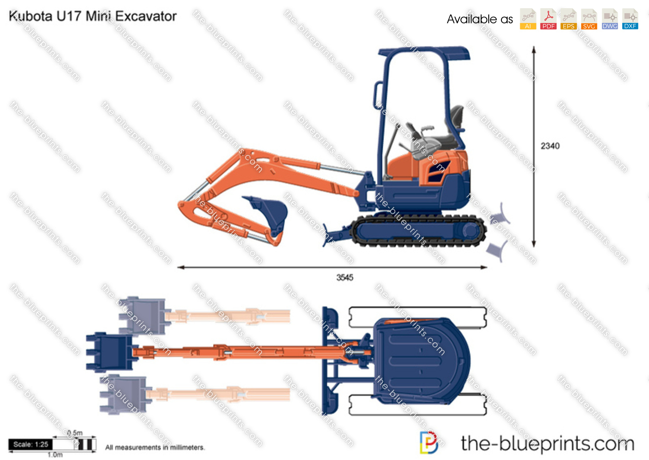 Kubota U17 Mini Excavator