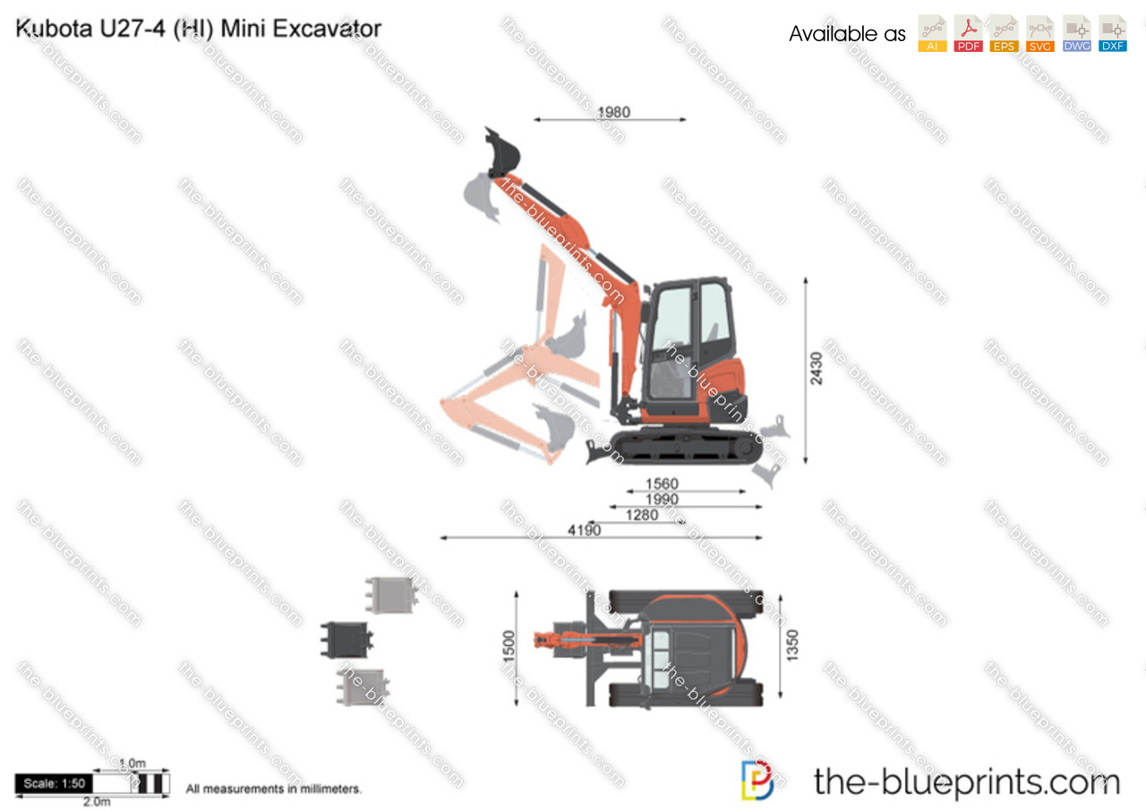 Kubota U27-4 (HI) Mini Excavator