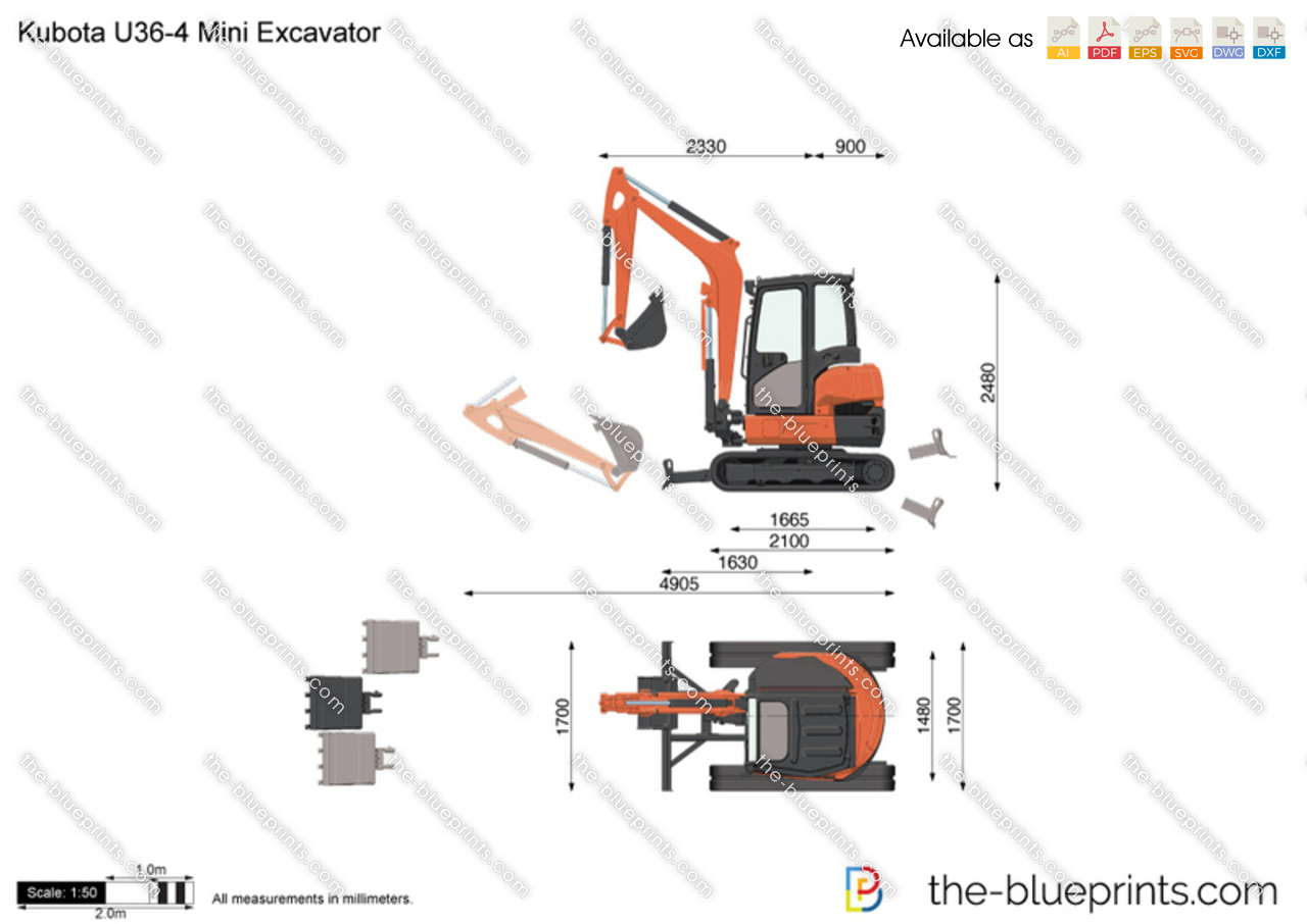 Kubota U36-4 Mini Excavator