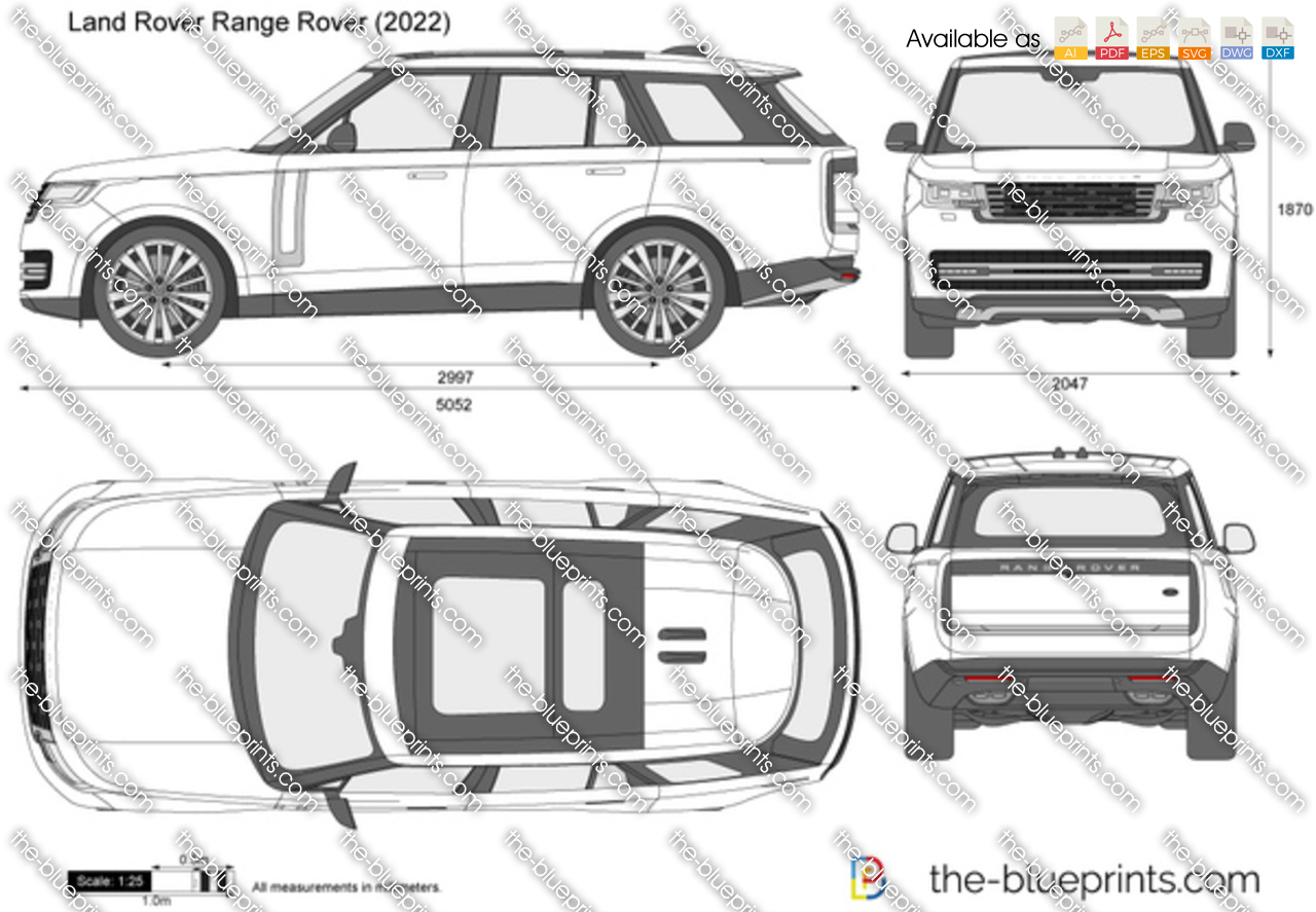 Land Rover Range Rover Sport 2009 Blueprint - Hum3D