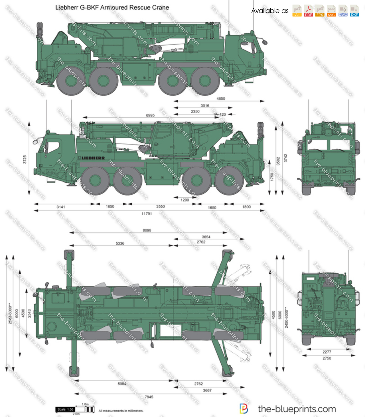 Liebherr G-BKF Armoured Rescue Crane