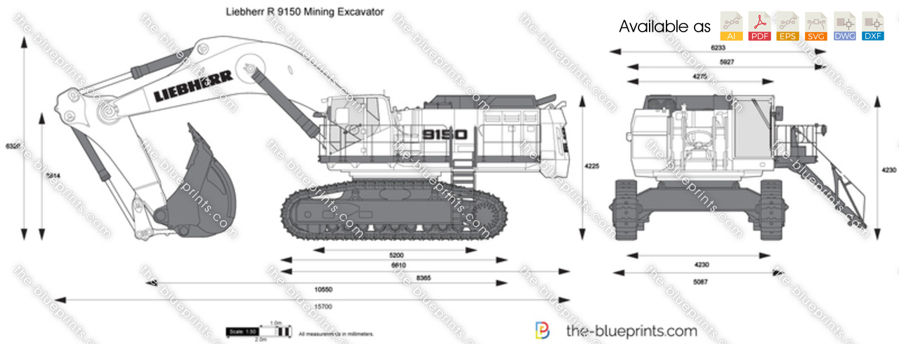 Liebherr R 9150 Mining Excavator