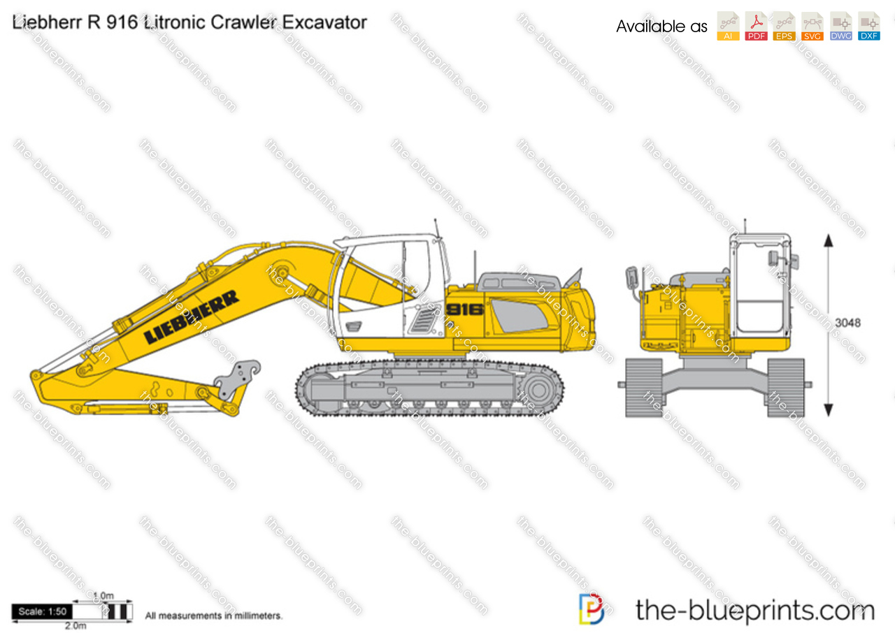 Liebherr R 916 Litronic Crawler Excavator