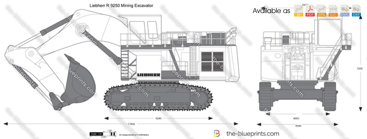 Liebherr R 9250 Mining Excavator