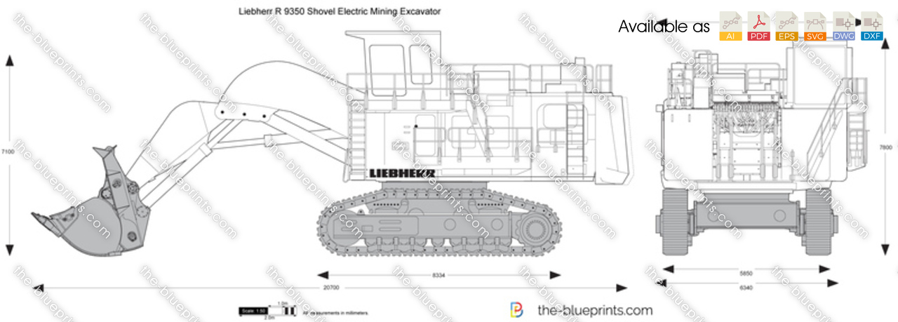 Liebherr R 9350 Shovel Electric Mining Excavator