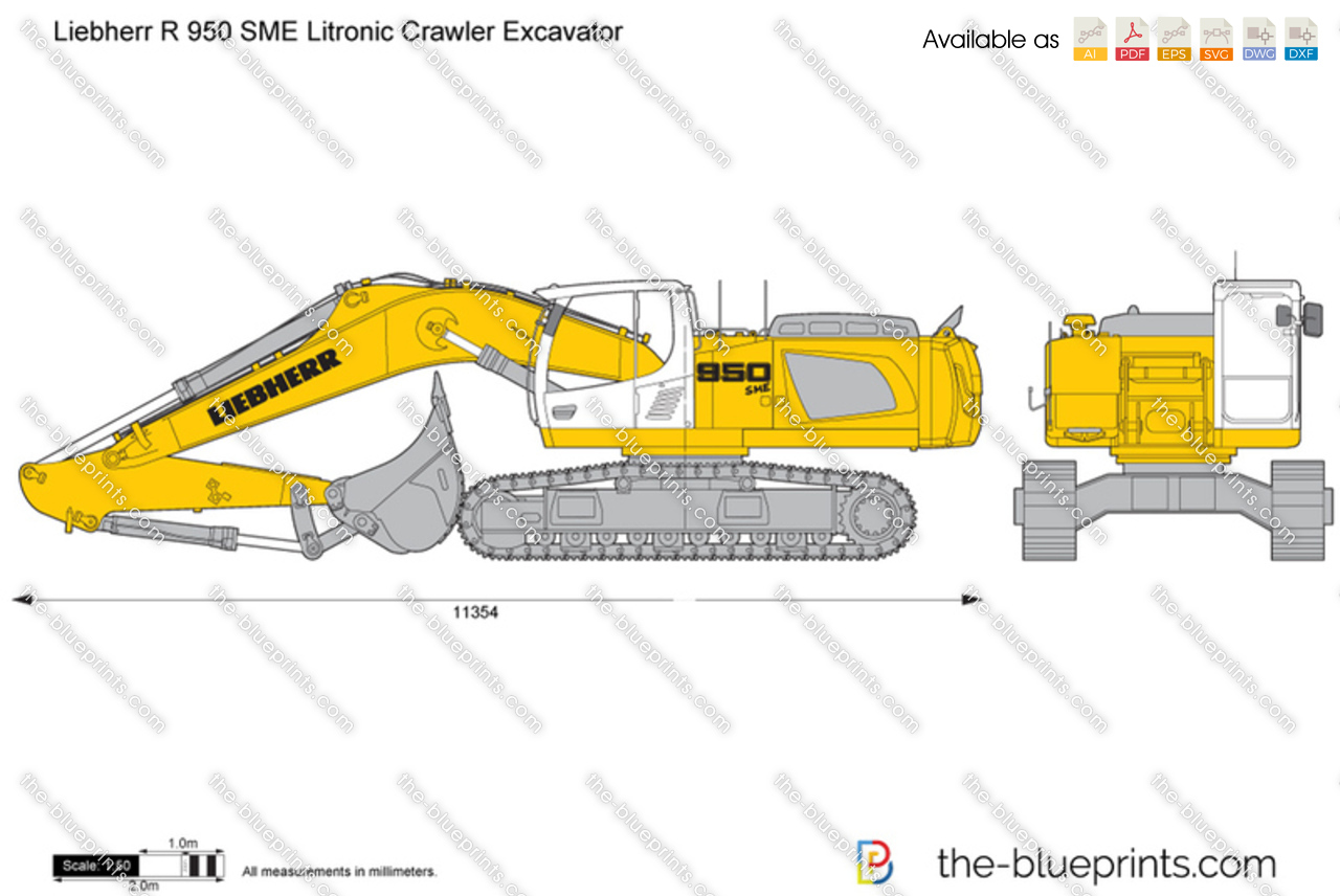 Liebherr R 950 SME Litronic Crawler Excavator