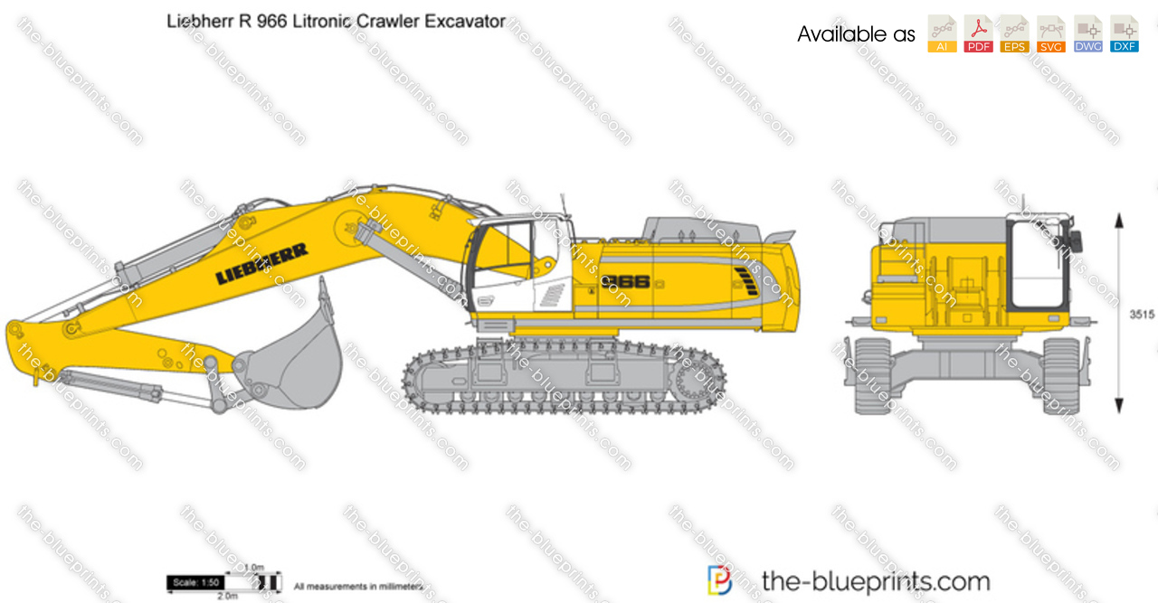 Liebherr R 966 Litronic Crawler Excavator