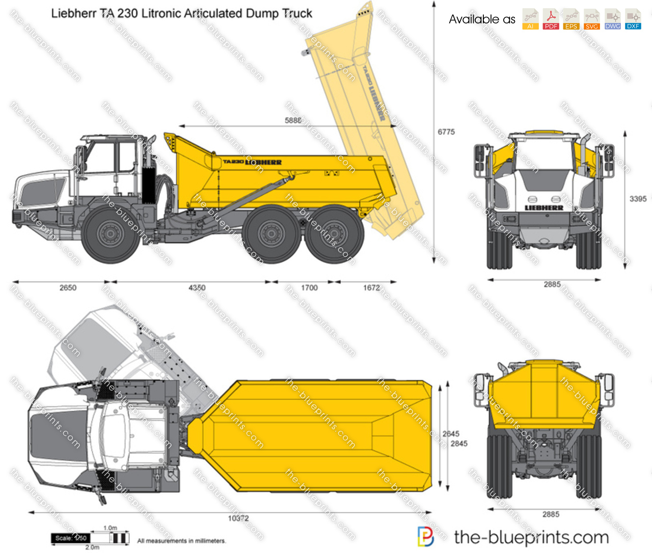 Liebherr TA 230 Litronic Articulated Dump Truck