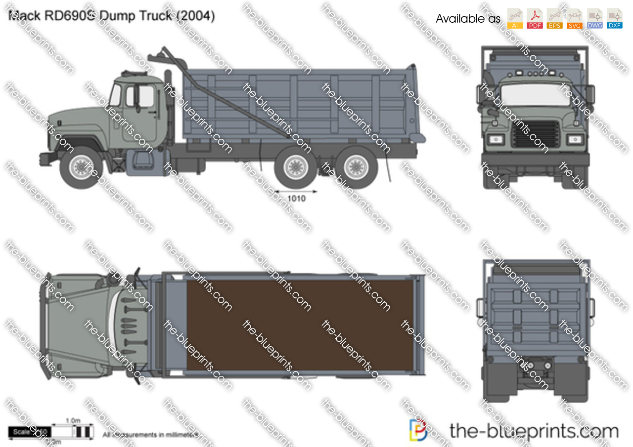 Mack RD690S Dump Truck