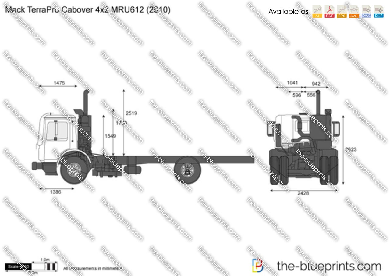 Mack TerraPro Cabover 4x2 MRU612