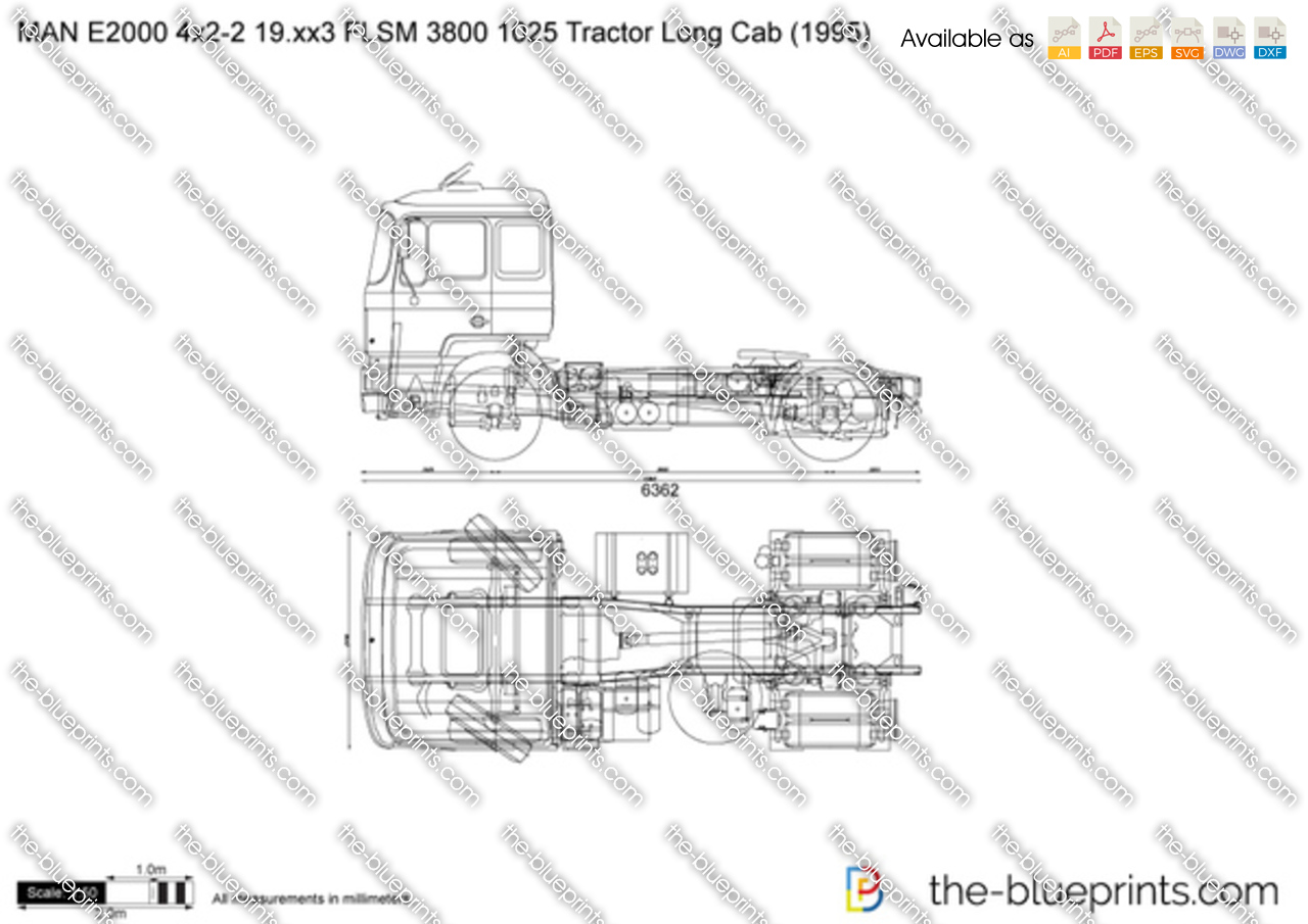 MAN E2000 4x2-2 19.xx3 FLSM 3800 1025 Tractor Long Cab