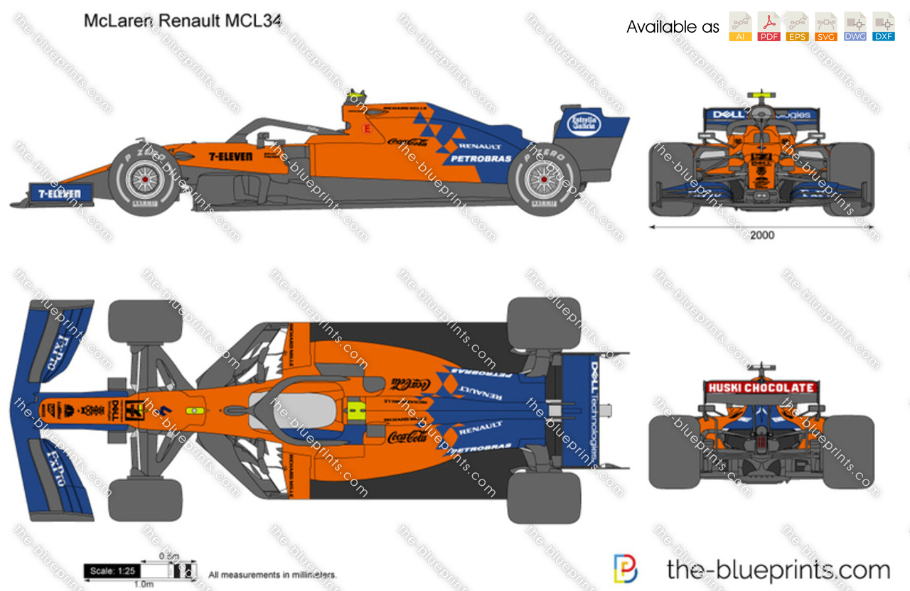 McLaren Renault MCL34 Formula 1