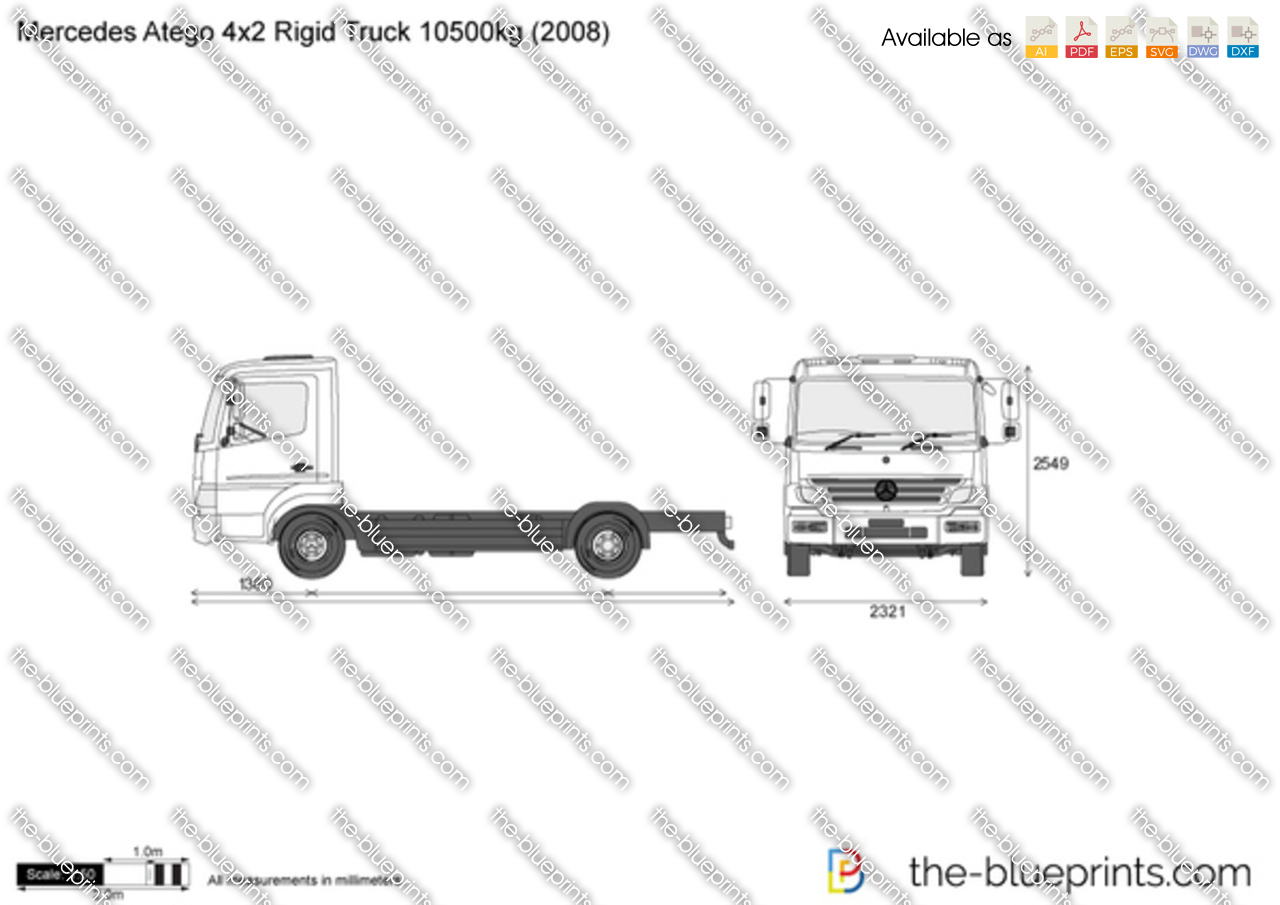 Mercedes-Benz Atego 4x2 Rigid Truck 10500kg