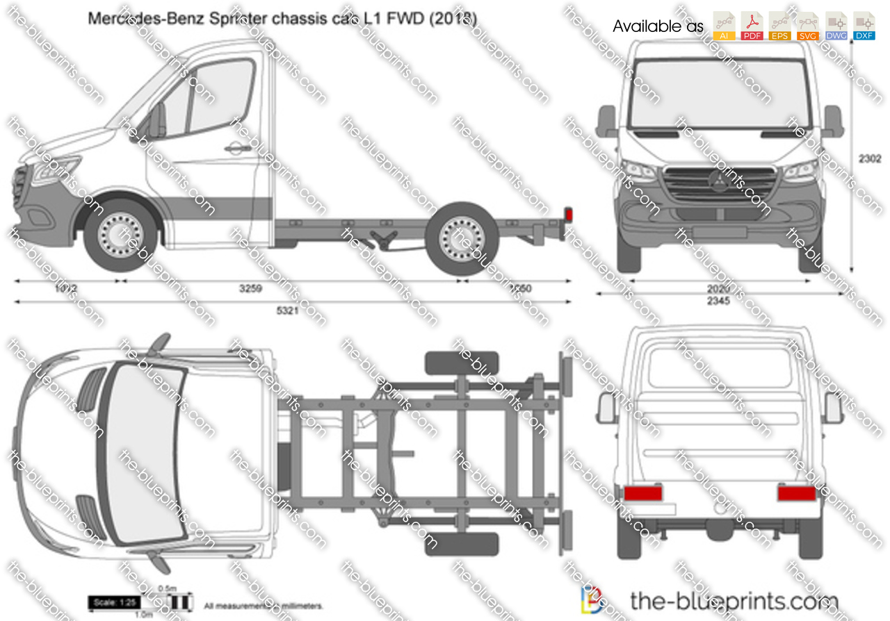 Mercedes-Benz Sprinter chassis cab L1 FWD