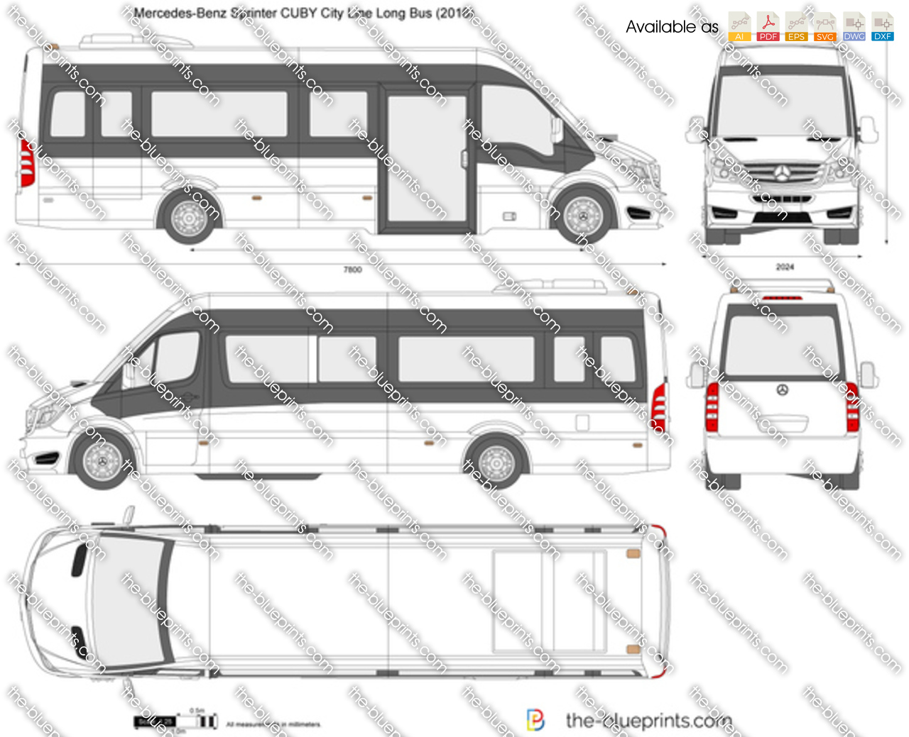 Mercedes-Benz Sprinter CUBY City Line Long Bus