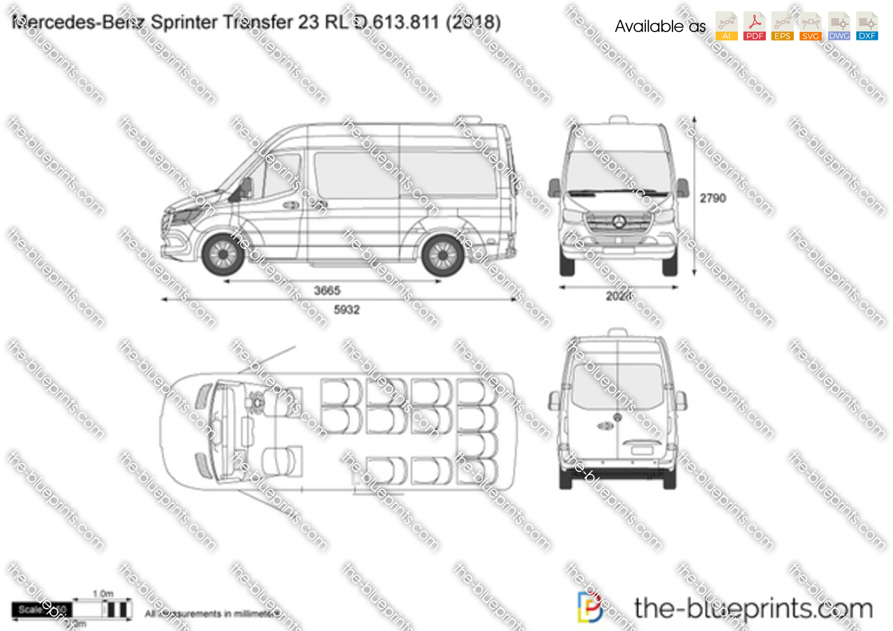 Mercedes-Benz Sprinter Transfer 23 RL D.613.811
