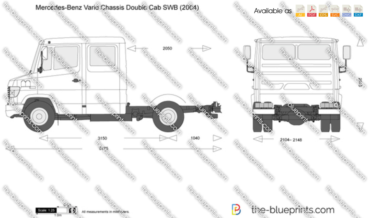 Mercedes-Benz Vario Chassis Double Cab SWB
