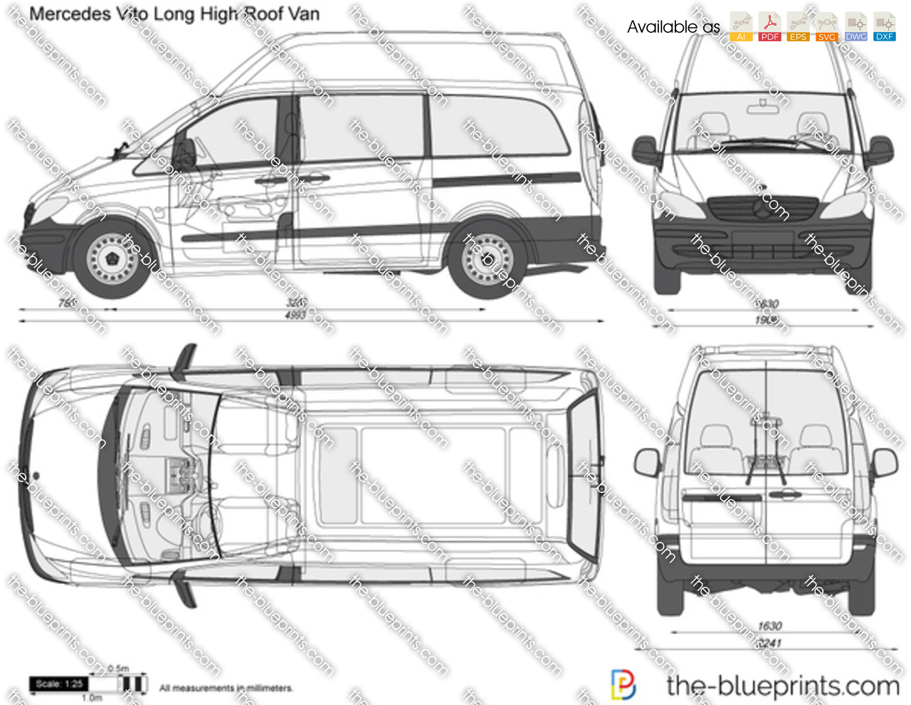 Mercedes-Benz Vito Long High Roof Van