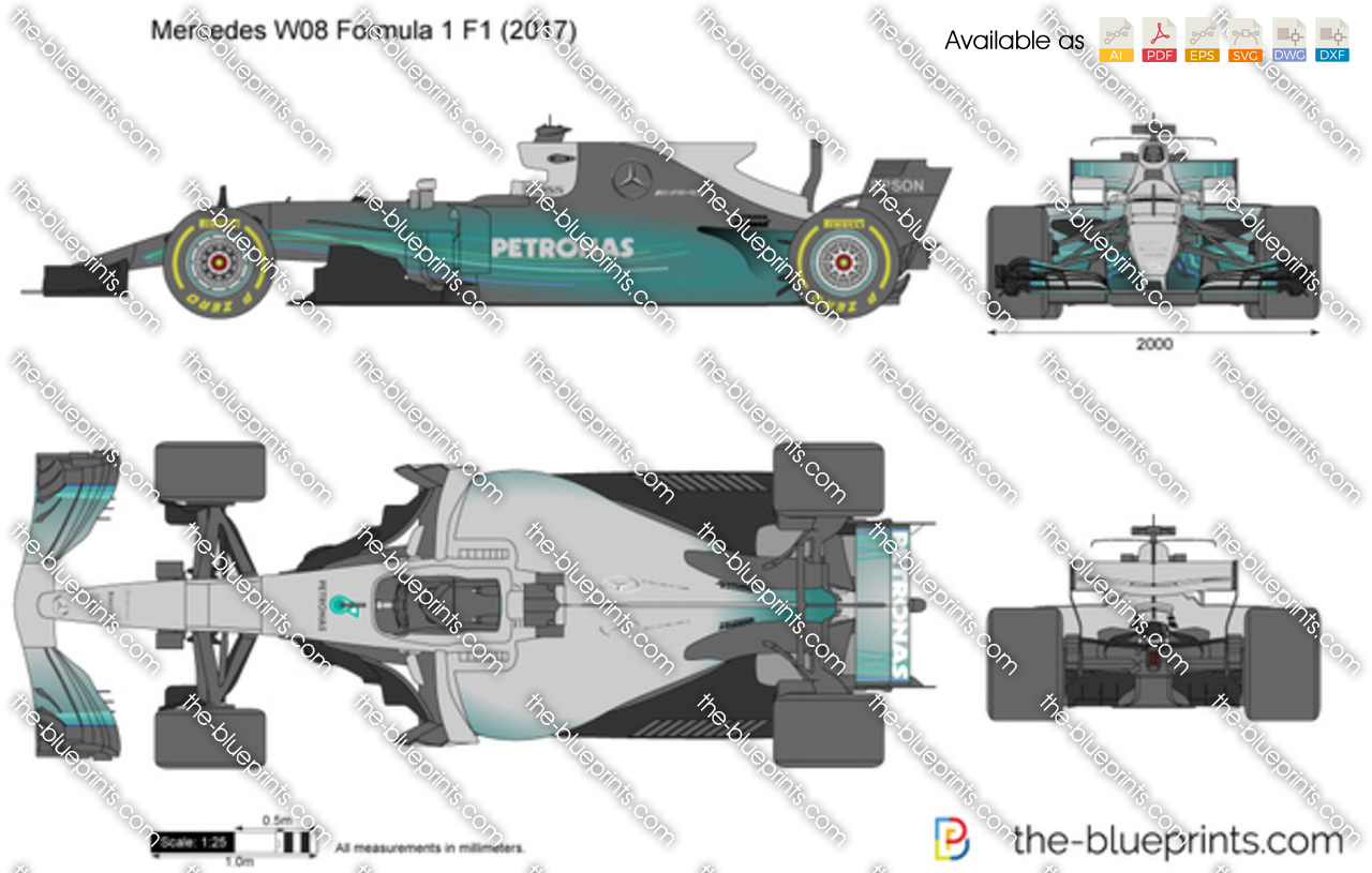 Mercedes W08 Formula 1 F1