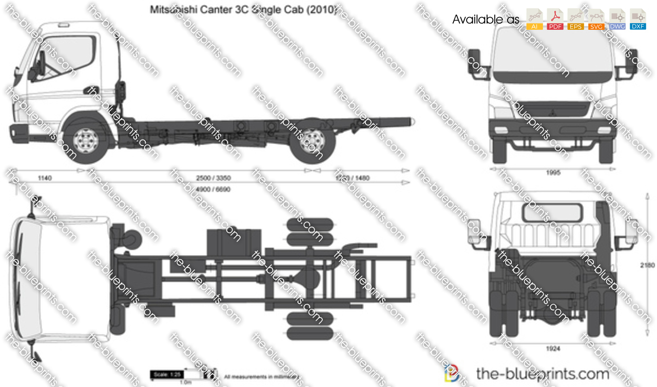 Mitsubishi Canter 3C Single Cab