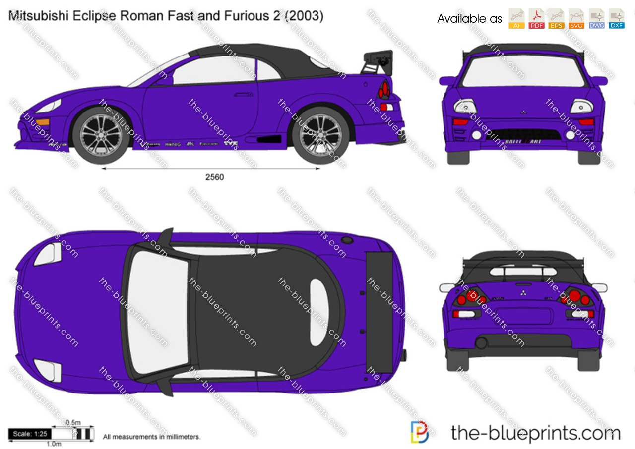 Mitsubishi Eclipse Roman Fast and Furious 2